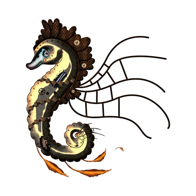 Cute little steampunk seahorse by Nicky2342