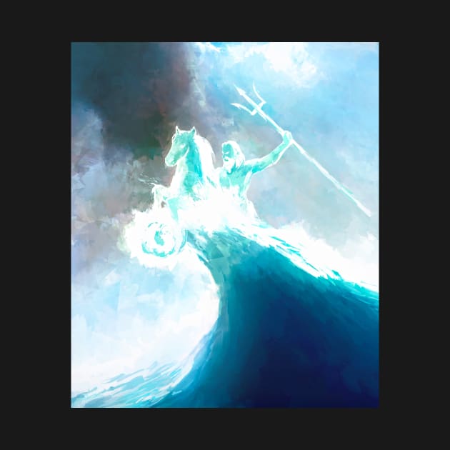 Neptune, Lord of the sea by Macroart