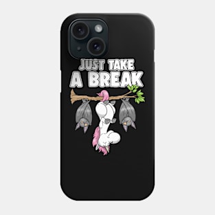 Just Take A Break Unicorn Bat Phone Case