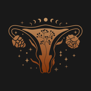 Floral Uterus T-Shirt