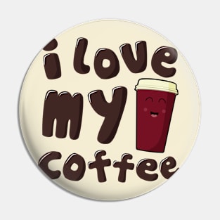 Longtime Coffee Love Pin