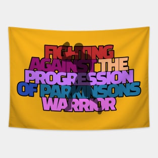 Parkinsons Warrior Fighting Against The Progression Tapestry