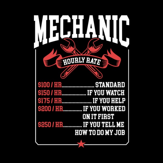 Mechanic Hourly Rate Labor Rates Mechanic by Weirdcore