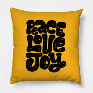 peace love joy Pillow