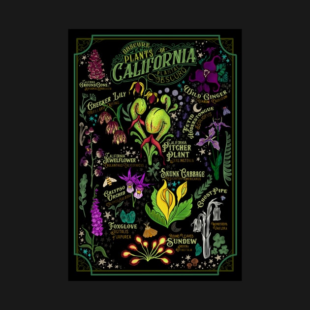 Obscure Plants of California by CattGDesigns