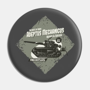 Basilisk (Khaki) - Adeptus Mechanicus Pin