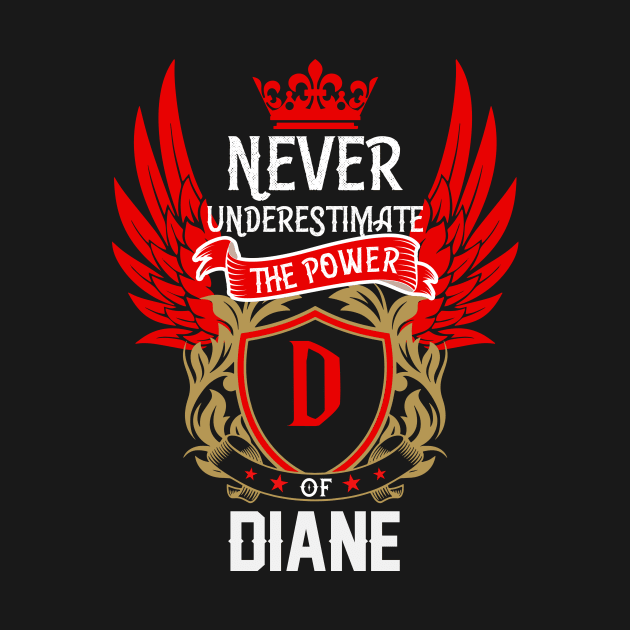 Never Underestimate The Power Diane | Diane First Name, Diane Family Name, Diane Surname by TuckerMcclainKNVUu