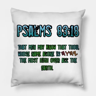 Psalms 83:18 Pillow