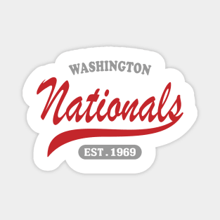 Washington Nationals Classic Style Magnet