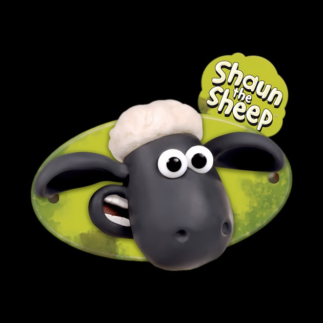 Vintage cartoon Sheep TV Series The Shaun by WelchCocoa