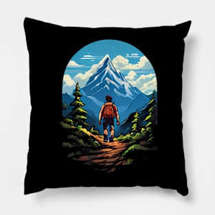Pixel Hiker Pillow