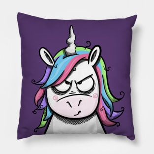 Sweet and Savage Unicorn Pillow