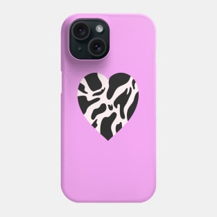 Cow Pattern Heart Phone Case