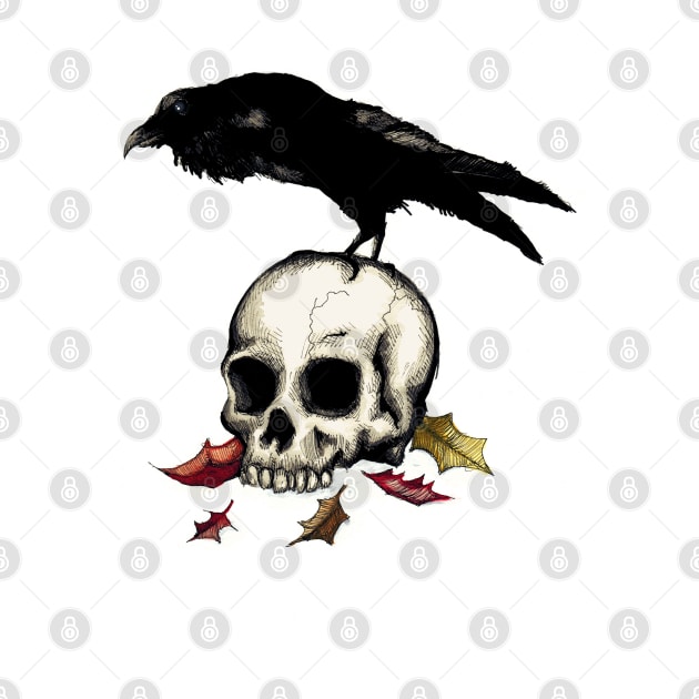 Crow Skull by LVBart