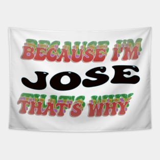 BECAUSE I AM JOSE - THAT'S WHY Tapestry