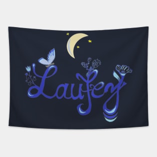 Laufey Live Laugh Night Tapestry