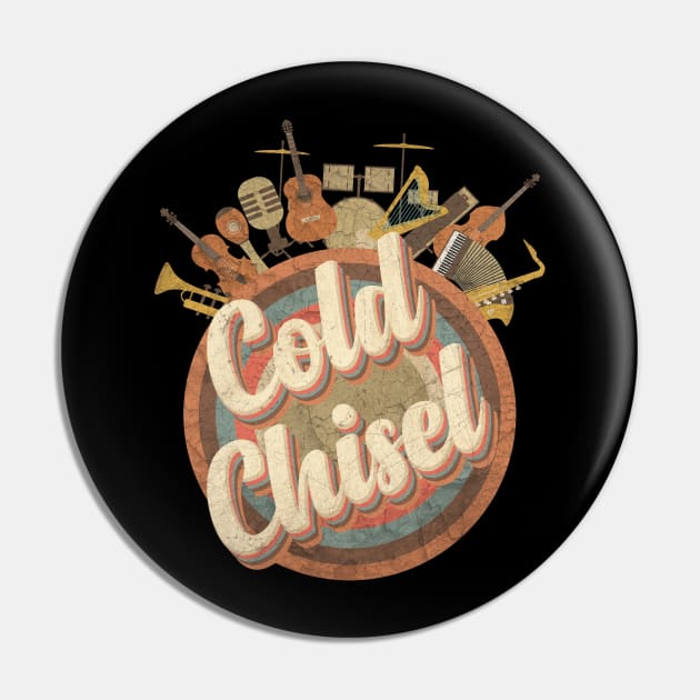 Music Tour Vintage Retro // Cold Chisel Pin by kumurkumur