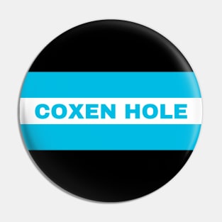 Coxen Hole City in Honduras Flag Colors Pin