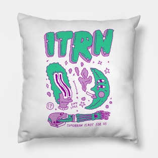 doddle cartoon Pillow