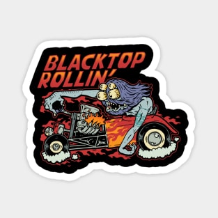 Blacktop Rollin' Monster Fink Gasser Magnet