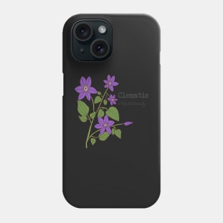 Clematis (mental beauty) Phone Case