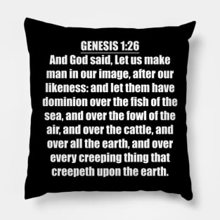 Bible Verse Genesis 1:26 Pillow