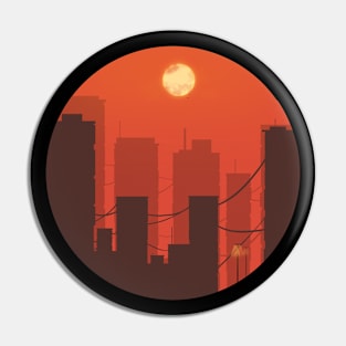 city sunset view Pin