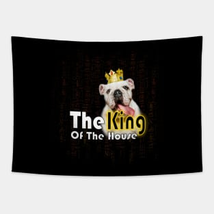 funny dog quotes | The King Of The House Tapestry