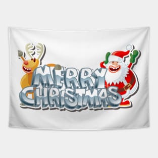 Merry Christmas title Tapestry
