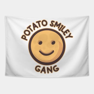 Potato Smiley Gang Tapestry