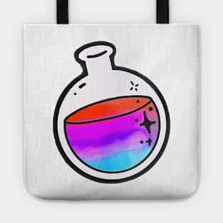 Colourful Round Bottom Flask Chemistry laboratory Tote