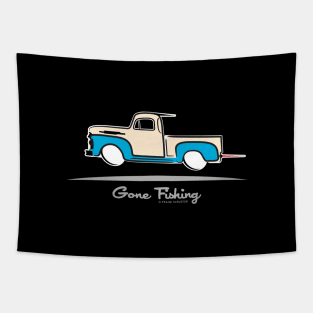 1952 Ford F 150 Gone Fishing Tapestry