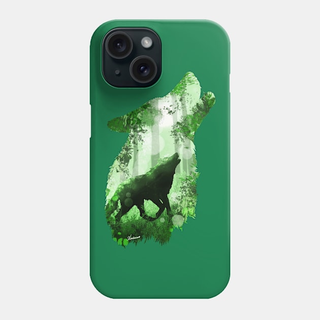 Evergreen Wolf Phone Case by DVerissimo