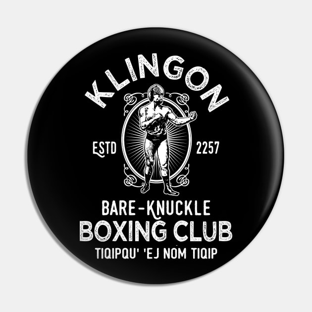 Star Trek Klingon Bare-knuckle boxing 2.0 Pin by ROBZILLA