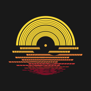 Vinyl Sunset DJ T-Shirt