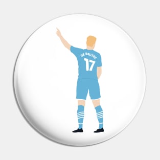 Kevin de Bruyne minimalist illustration Pin