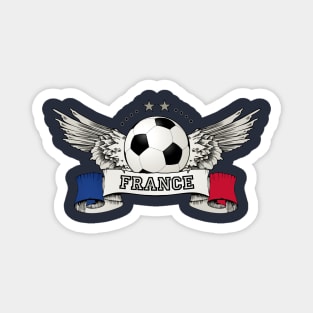 World Cup Champion France Vintage Fan Gear Magnet