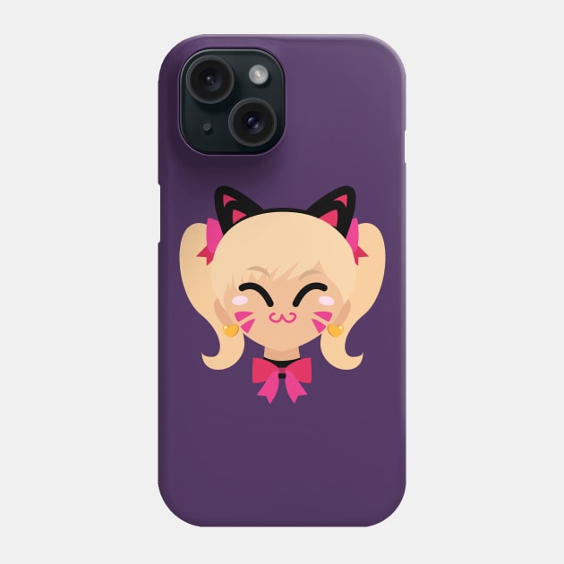 D.Va Cute Cat Skin Phone Case by Alice_Wieckowska