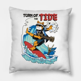 turn of the tide Pillow