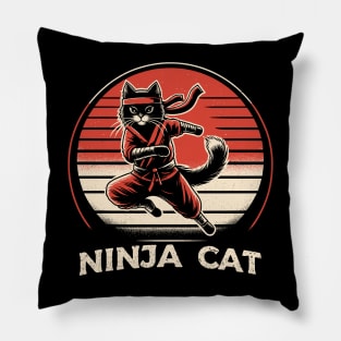 Ninja Cat Pillow