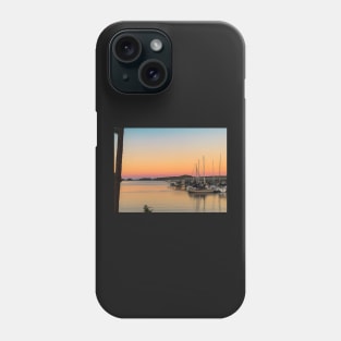 Sunset at the Harbor Phone Case