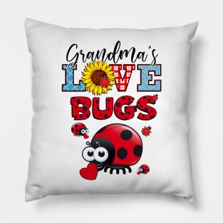 Grandma Love Bugs Pillow