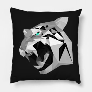 Tiger - Grey Pillow