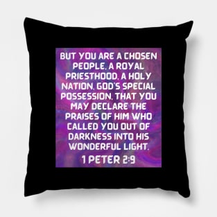 Bible Verse 1 Peter 2:9 Pillow