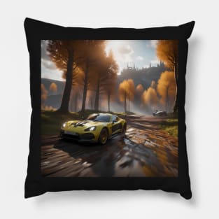 Forza horizon 4 inspired art Pillow