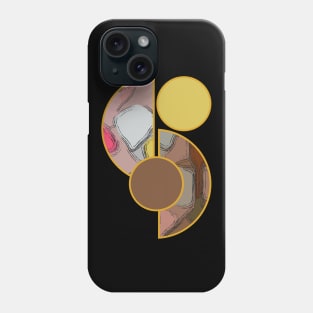 Bright vibrant modern earth tones colors unique original contemporary art 383 Abstract Phone Case