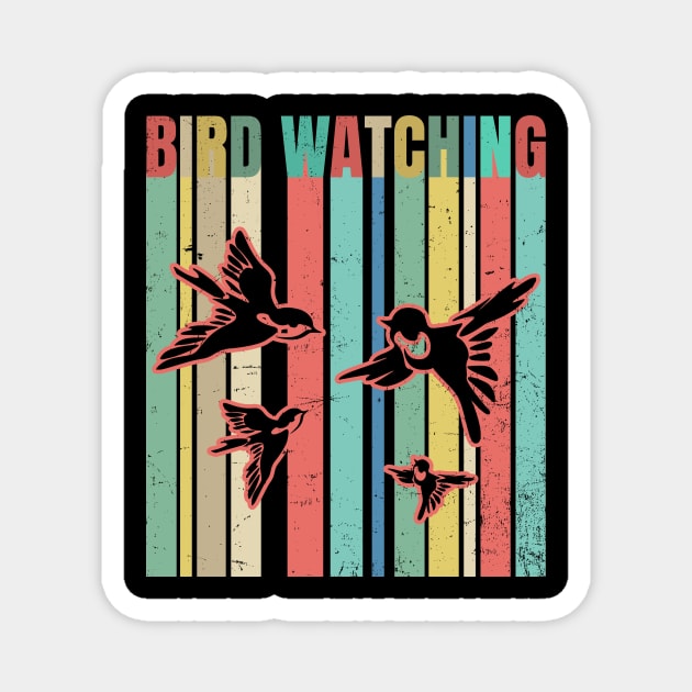 Birdwatching Shirt | Vintage Retro Gift Magnet by Gawkclothing