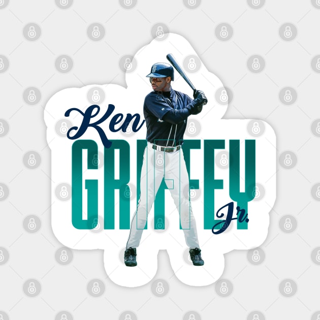 Ken Griffey Jr. Magnet by Juantamad