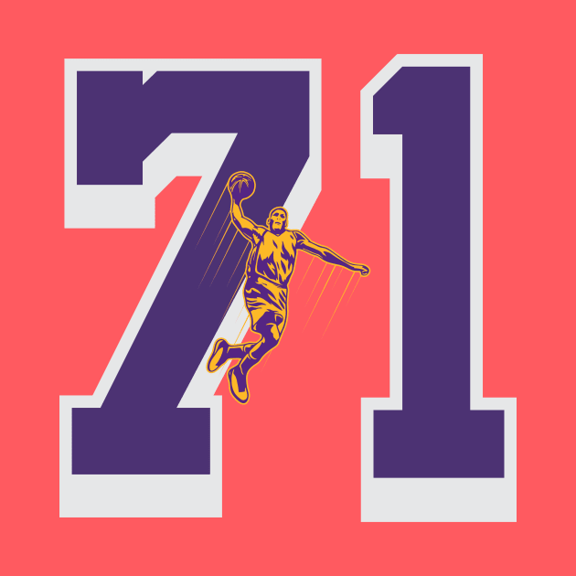 lakers number 21 by Basketball-Number