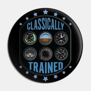 Classically Trained Pilots Six Pack Pin